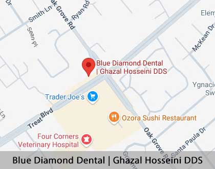 Map image for Find a Dentist in Concord, CA